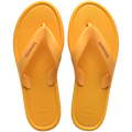 Women's Puffed Up Flip Flops - CAJA YELLOW