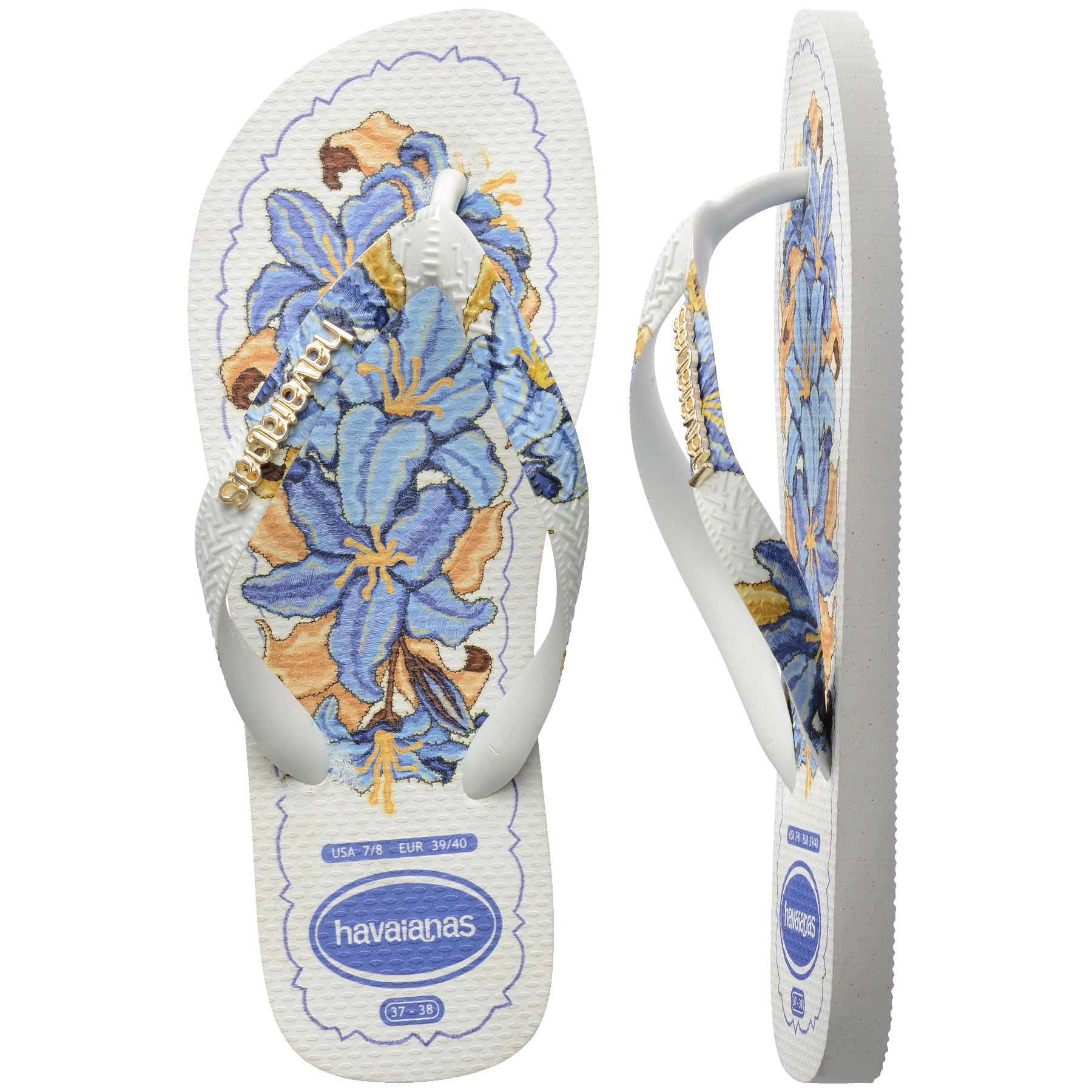 Women's Tropicalia Vibes II Top Flip Flops - WHITE