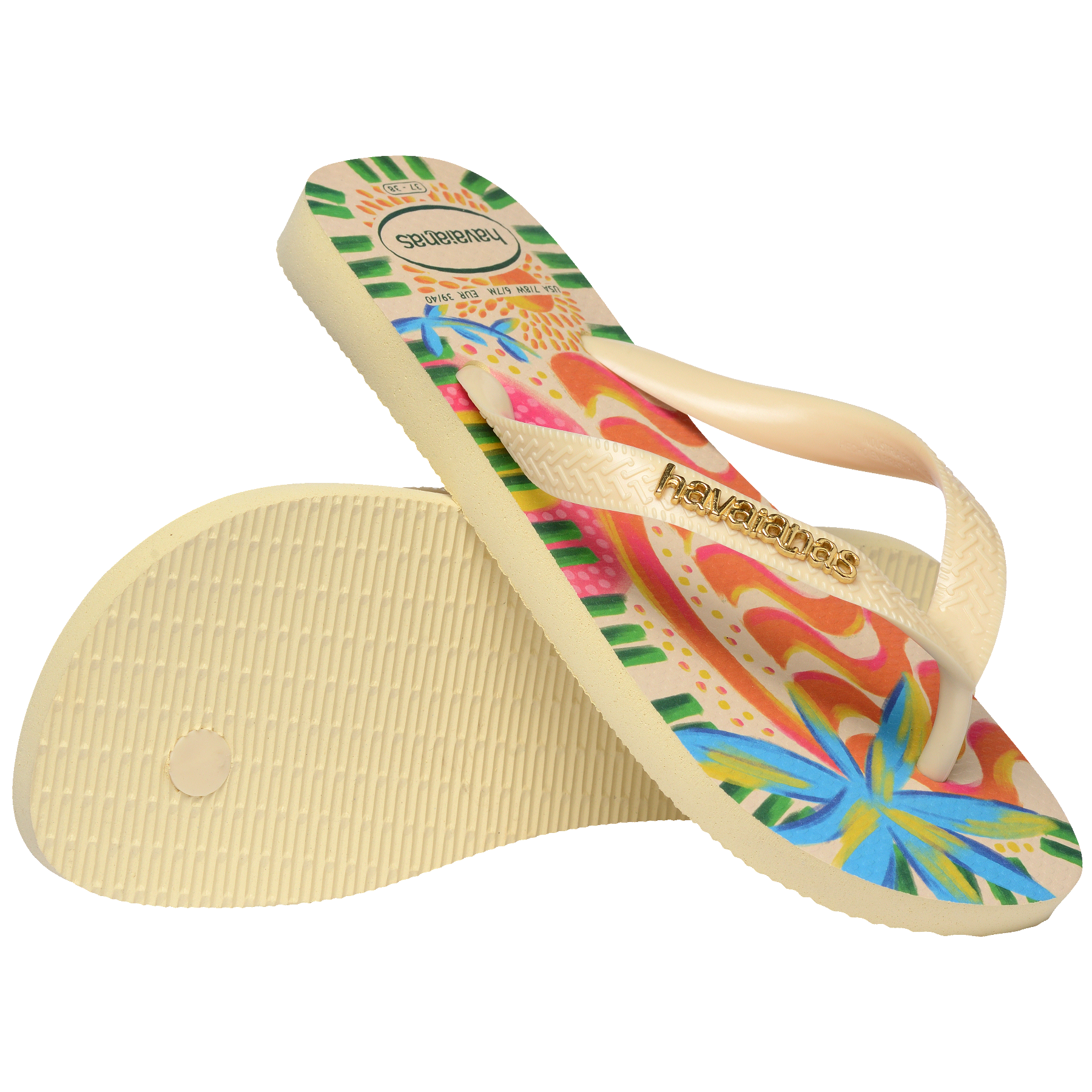 Women's Top Bossa Flip Flops - Buttercream