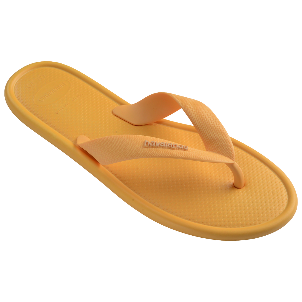 Women's Puffed Up Flip Flops - CAJA YELLOW