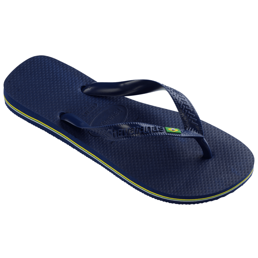 Men's Brazil Flip Flops - Navy Blue