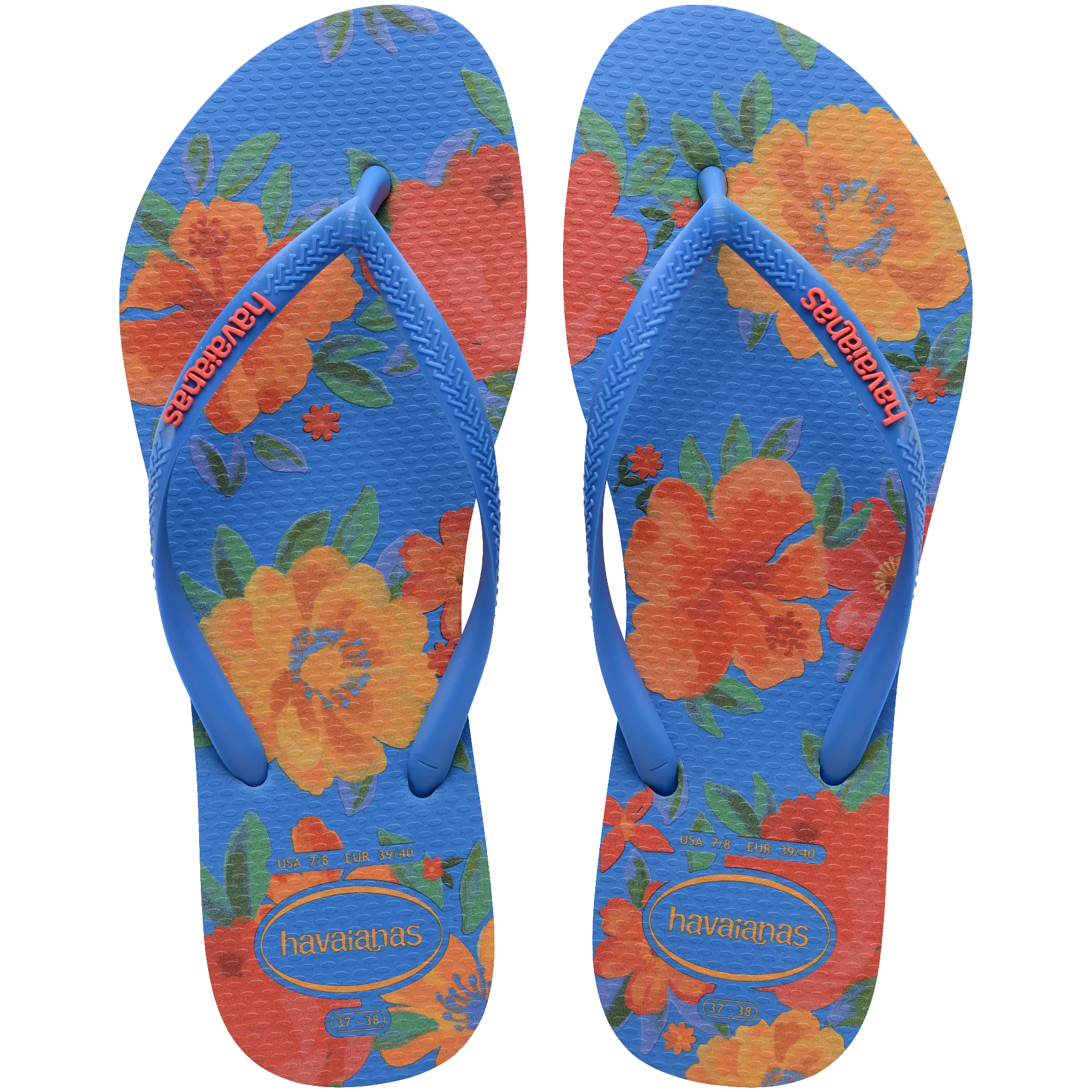 Women's Summer Bliss Slim Flip Flops - BRILLIANT BLUE